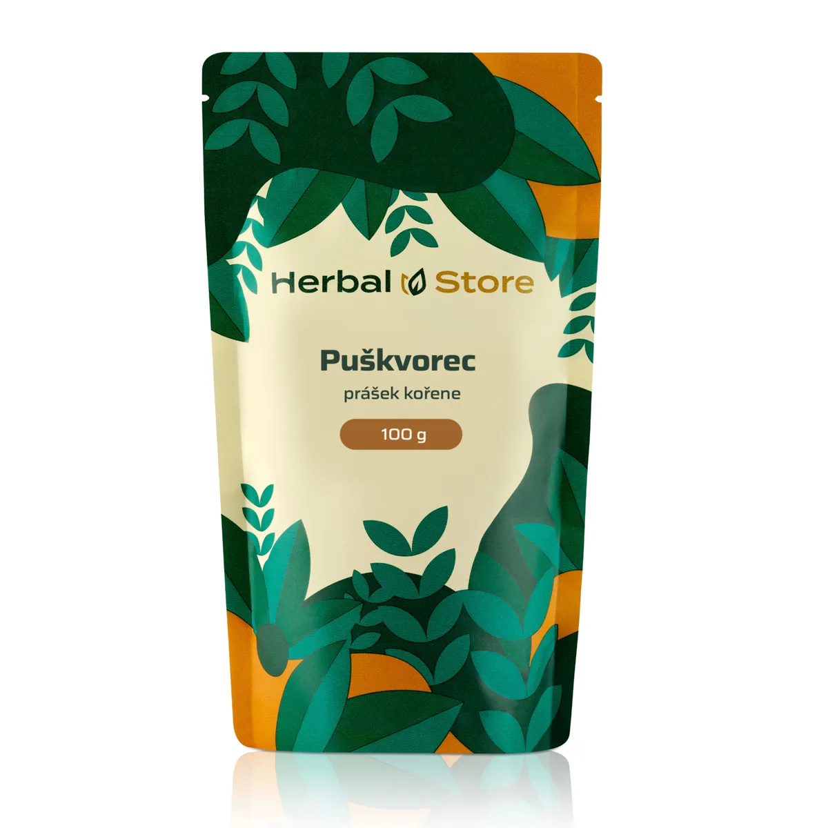 Herbal Store  Puškvorec obecný - prášek z kořene 100 g