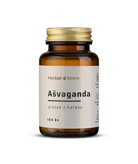Ašvaganda (Ashwagandha) kapsle - prášek z kořene