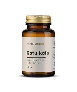 Gotu kola kapsle - extrakt s 20% triterpenu