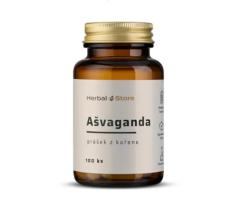 Ašvaganda (Ashwagandha) kapsle - prášek z kořene