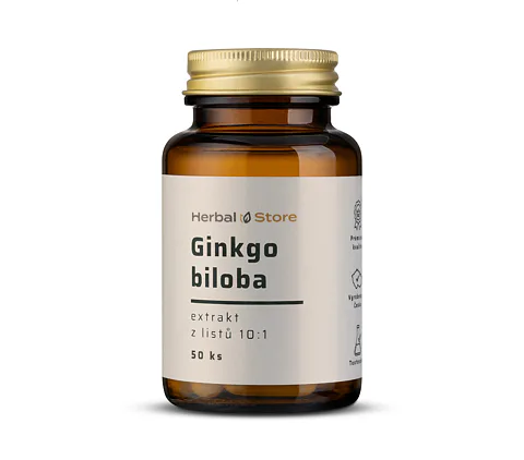 Ginkgo biloba kapsle - extrakt z listů 10:1